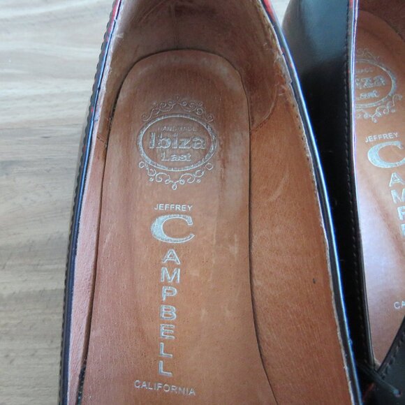 JEFFREY CAMPBELL Lawford Finch Leather Tassel Loafer Slip On Shoes EU 36 US 5.5 - Picture 13 of 15